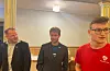 Ein av desse blir ordførar. Ein blir varaordførar. Og ein blir stilt på sidelinja. Kven? Frå venstre: Asbjørn Birkeland, Paul Løyning og Håvard Handeland.