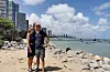 Synnøve og Rune Selvik frå Sauda oppheld seg i storbyen Fortaleza i Brasil delar av året.