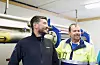 Både dagleg leiar Dag Ole Stråbø i Sauda Installasjon og dagleg leiar Knut Danielsen (til høgre) i Klima og Energiteknikk, kan sjå tilbake på eit godt driftsår i 2020.