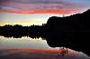 Solnedgang på Tjelmen, hausten 2024.