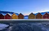 Nausta i Fløgstadvika ein kveld i vinter.