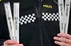 Politiet har ulike typar reflekser dei deler ut av og til.