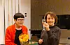 Berit Hauge fikk blomster og gode ord fra klubbleder Tora Hellerdal Fosstveit for den flotte jobben hun har gjort med å verve nye medlemmer til klubben.