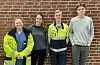 Martine Hocking, Ingrid Fatnes, Emil Lindanger Sørensen og Sverre Eikevik Hauge er fire av medlemmene i Sauda ungdomsråd.