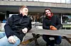 Leif Sandnes (til høgre) toppar KrF si valliste. Kristian Landro, som er partiet sin eine kommunestyrerepresentant i inneverande periode, står som nummer to på lista. Landro er også ordstyrar og leiar av USU-møta.