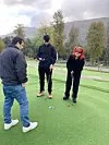 Ahmed Al-Tennari, Leith Mohammad og Liza Andersen.