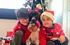 Patrick, Luna og Aron ønsker alle ei riktig god jul.