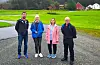 Folkeaksjonen mot ammoniakkfabrikk i Sauda har organsiert seg formelt. Her ved fire engasjerte motstandarar; Caspar Dahl-Olsen (venstre), Olaug Drarvik, Kjellfrid Westbø og Svein Einar Nordvik.