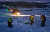 Både frivillig og profesjonelt redningspersonell blir involvert i ei stor skredøving i Sauda søndag. Illustrasjonsfoto.