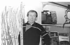 Knut Anderson dreiv sportsbutikken 'Knut Sport' i Sauda sentrum på 1980-talet.