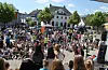 Alt ligg til rette for eit yrande folkeliv i sentrum både fredag og laurdag. Bildet er frå eit tidlegare arrangement.