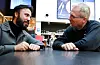 Styreleiar i TeraKraft, Giorgio Sbriglia, og leiar av bygdeutvalet i Hellandsbygd, Ivar Johannes Handeland, fann tonen da dei omsider fekk møte kvarandre.