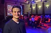 Ordførar Håvard Handeland på valvake i Folkets Hus måndag kveld, der Arbeidarpartiet og Høgre har felles valvake.