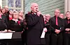Major Thorbjørn Vang, her saman med Trøkk, under ein tidlegare julekonsert.