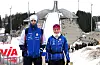 Elias Dybing og Frida Kolbeinsvik gikk begge gode etapper i Kong Haralds Ungdomsstafett i Holmenkollen.