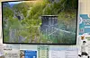Oppslagstavla utanfor Samvirke-butikken i Havøysund i Finnmark.