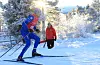 Ola Martin Øverland i aksjon på Hovden tildegare i vinter.
