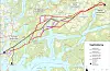 Dette er traséalternativa som Statnett har meldt inn når det gjeld to nye høgspentlinjer mellom Sauda og Gismarvik i Tysvær.