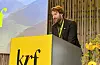 Leif Sandnes representerte Sauda KrF og Rogaland under landsmøtet til Kristeleg Folkeparti i helga.