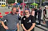 Mímir Kristjánsson, her saman med kommunestyremedlem Dimitar Penev, har lagt inn eit nytt saudabesøk. Arkivfoto.