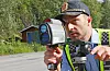 Politiet kontrollerer trafikken hyppig, også når det er vinterferie. Illustrasjonsfoto.