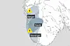 Det ser ut til å bli meir lyn og torden av det kraftige slaget onsdag kveld, varslar Meteorologisk institutt.
