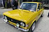 Vinnarbilen: Ein Fiat, 128 Rally, 1974-modell. Eigaren er saudabuen Geir Arne Foss.