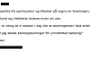 Faksimile av eposten som blei sendt til Sauda Idrettslag. Namn i eposten er sladda av Ryfylke.