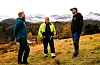 Grunneigarane Elfinn Birkeland og Lars Reidar Fosstveit saman med D-S Bygg ved Vidar Jensen i 2020, da reguleringsplanen blei sendt inn til Sauda kommune.