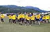 Hope Stars frå Zimbabwe møtte G14-laget til Sauda IL til vennskapskamp. Etter kampen blei saudaspelarane utfordra til afrikansk dans.
