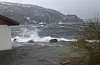 INNSTILT: Saudaruta er innstilt på grunn av uvêret som raser gjennom Sør-Vest-Norge. (Foto: Ingvil Bakka)