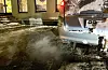 Tomgangskjøring er ikkje eit uvanleg syn i vinterkulda. Politiet ber innbyggarane i Sauda slutte med uvanen.