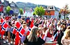 17. mai-feiringa i Sauda krev mykje organisering for å få arrangementet til å gå rundt. Her frå 17. mai 2022.