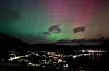 Flott nordlys over Sauda.