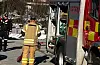 Brannvesenet rykke ut til eit bedriftsområde laurdag.