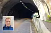 Lyset i Nestunnelen blir beskrive som svakt, og fleire påpeiker at det er eit bekmørkt felt på innsida av betongrekkverket. Ove Bernt Hausvik i Rogaland fylkeskommune (innfelt) lovar at det vil bli gjort utbetringar i tunnelen i nær framtid.