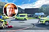 Trass i at kommunane er lovpålagde å lage ein Risiko- og sårbarheitsanalyse kvart fjerde år, er dette ikkje blitt gjort i Sauda sidan 2010. No er ein ny plan klar, som skal vedtas av kommunestyret denne veka. Her frå ei tidlegare øving i Sauda. Innfelt: Beredskapskoordinator Harald Eikrem.