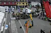 Bruskassestabling på Rådhusplassen fredag under Saudadagane 2025.