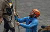 Bruskassestabling på Rådhusplassen fredag under Saudadagane 2025.