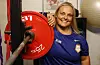 Hildeborg Juvet Hugdal frå Sauda har verdsrekorden i benkpress. Arkivfoto.