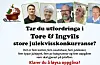 Denne julekvissen blei laga av Ryfylke-redaksjonen til jula 2014. Den er basert på 'Einsteins gåte', som visstnok bare to av hundre klarer å løysa.