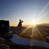 May Britt Michalsen Tveit på Storaheinuten.