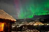 Onsdag kveld var det nordlys i Sauda.