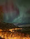 Ola Martin Øverland var i Slettedalen 1. nyttårsdag og fotograferte nordlyset.