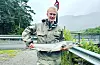 Bilde:Thomas Håheim Lund med ein flott laks på 5,7 kilo, fanga i Storelva.