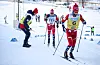 Thomas Oxaal under søndagens 18 kilometer, saman med guiden Geir Lervik. Under laurdagens 10 kilometer fristil enda det med 11. plass for saudabuen.