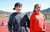 Sjetteklassingane Pshdar Zainy og Sophia Hystad synest det er heilt topp å springe til inntekt for Team Rynkeby, som støtter forsking på barnekreft.