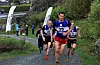 Thomas Finshus tok teten frå start. Finn Isaksen og Elias Dybing følger hakk i hæl.