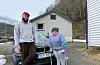 Kokken Albert Michalowicz (20) og studenten Adrianna Ranos (20) er rasfaste i Hellandsbygd.