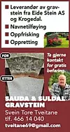 Sauda & Suldal Gravstein v/Svein Tore Tveitane
